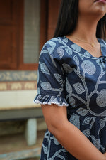 Mangai 3 Layer Flared Frock Model Nighties Soft and Smooth Premium Quality Rayon Material , Fancy Frilled Sleeve, Side Pocket , Back tie Rope , Stylish Collection's for Trendy Women's (MRK)