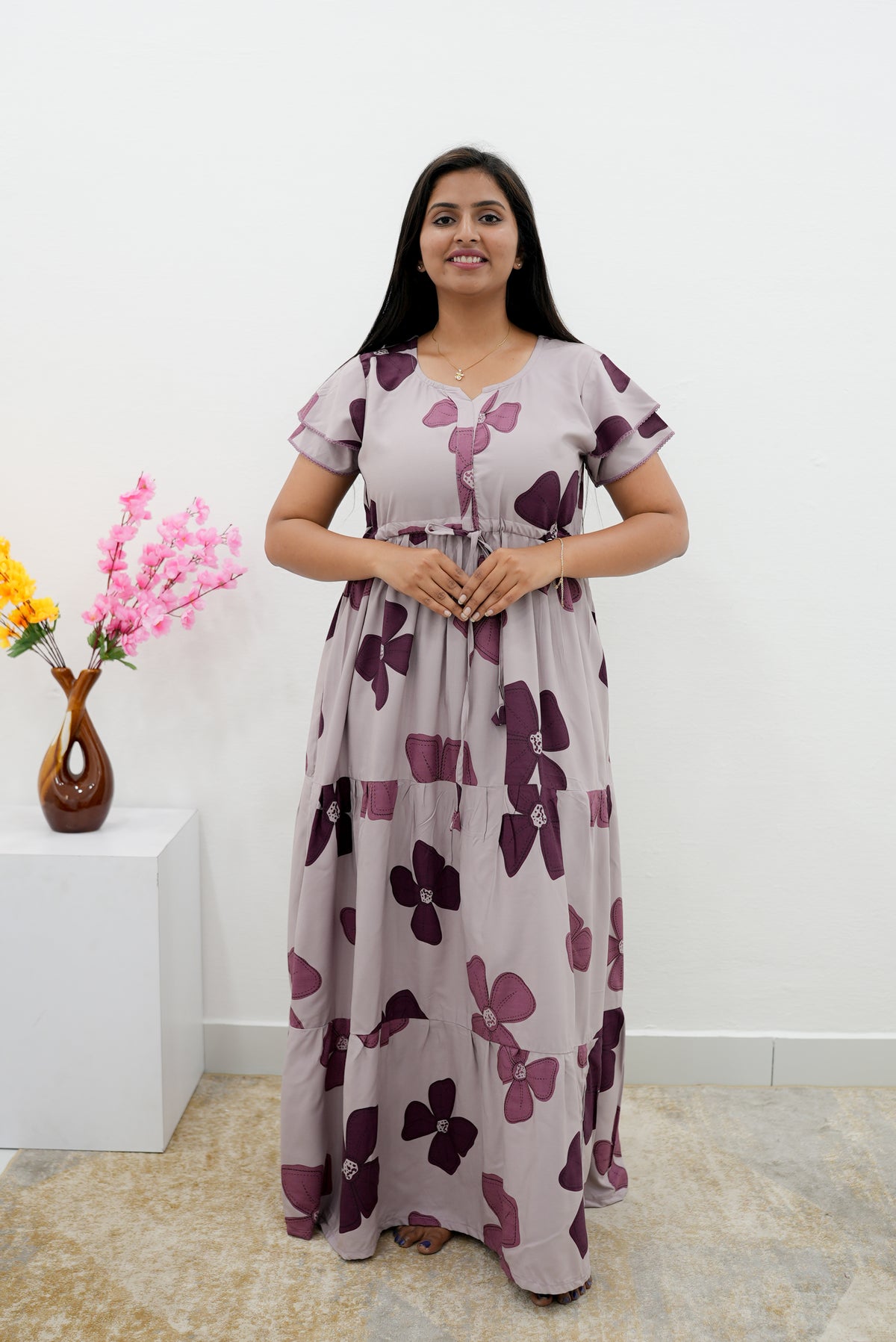 Full Frock Model Nighties Online