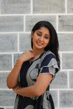 MANGAI Rayon Frock Nighties | Front Open Lengthy Zipper Comforts Feeding | Fancy Double Layered Sleeve's | Post & Pre Pregnancy's and Casual Wear | Side Pocket |Versatile Rayon Frock Night Gown's for Stylish Women's (RFF)