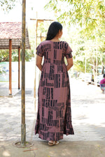 MANGAI Rayon Frock Nighties | Front Open Lengthy Zipper Comforts Feeding | Fancy Double Layered Sleeve's | Post & Pre Pregnancy's and Casual Wear | Side Pocket |Versatile Rayon Frock Night Gown's for Stylish Women's (RFF)