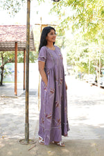 MANGAI Rayon Frock Nighties | Front Open Lengthy Zipper Comforts Feeding | Fancy Double Layered Sleeve's | Post & Pre Pregnancy's and Casual Wear | Side Pocket |Versatile Rayon Frock Night Gown's for Stylish Women's (RFF)