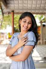 MANGAI Rayon Frock Nighties | Front Open Lengthy Zipper Comforts Feeding | Fancy Double Layered Sleeve's | Post & Pre Pregnancy's and Casual Wear | Side Pocket |Versatile Rayon Frock Night Gown's for Stylish Women's (RFF)