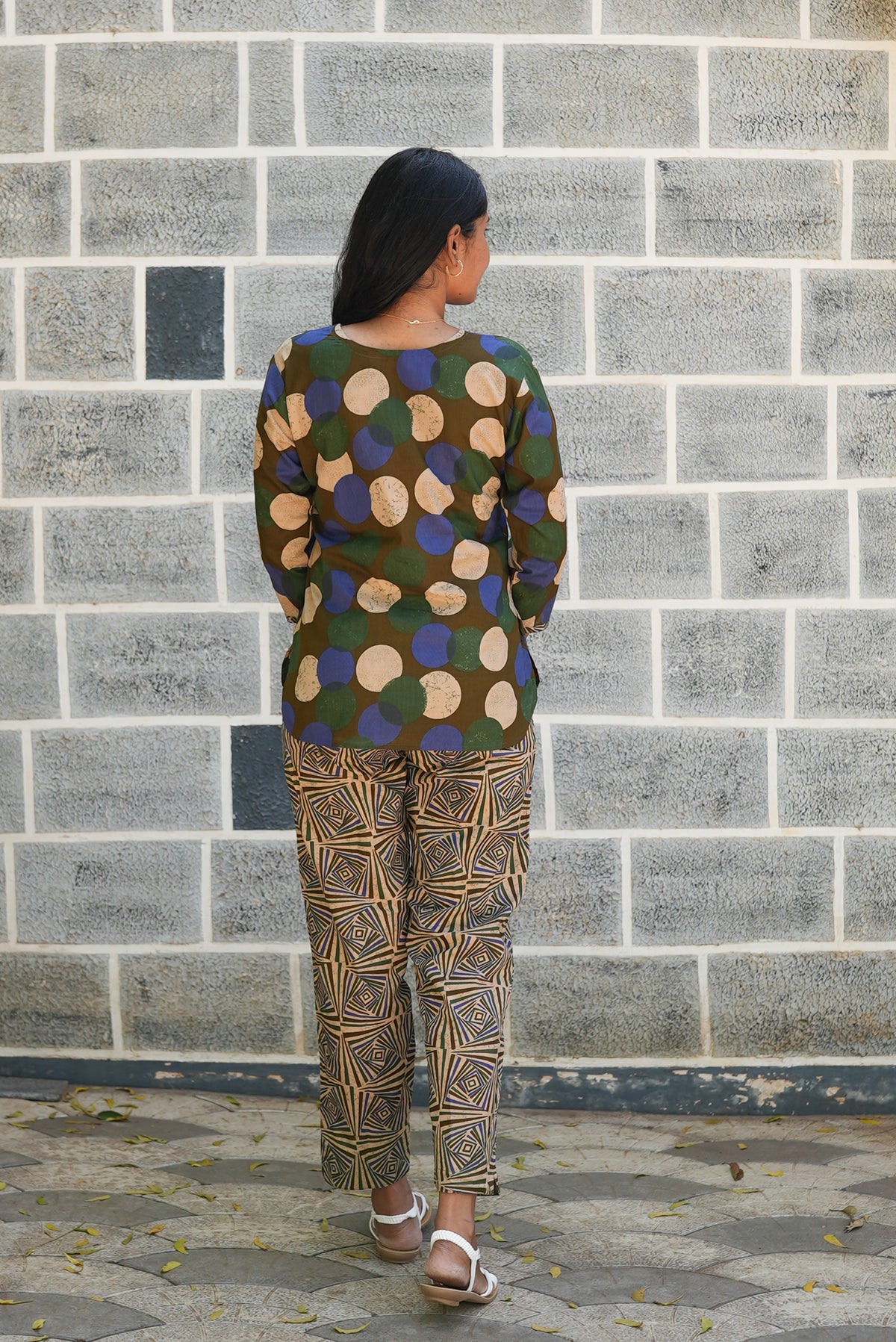 MANGAI Premium Cotton Printed Night Suits | Stylish Print's All Over | Top & Bottom Set | 3/4 Sleeve | Trendy Night Suits for Stylish Women's (TPS-3/4)