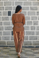 MANGAI Premium Cotton Printed Night Suits | Stylish Print's All Over | Top & Bottom Set | 3/4 Sleeve | Trendy Night Suits for Stylish Women's (TPS-3/4)