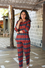 MANGAI Premium Cotton Printed Night Suits | Stylish Print's All Over | Top & Bottom Set | 3/4 Sleeve | Trendy Night Suits for Stylish Women's (TPS-3/4)