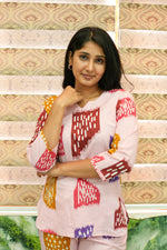 MANGAI Premium Cotton Printed Night Suits | Stylish Print's All Over | Top & Bottom Set | 3/4 Sleeve | Trendy Night Suits for Stylish Women's (TPS-3/4)