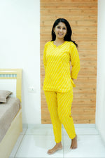 MANGAI Premium Cotton Printed Night Suits | Stylish Print's All Over | Top & Bottom Set | 3/4 Sleeve | Trendy Night Suits for Stylish Women's (TPS-3/4)