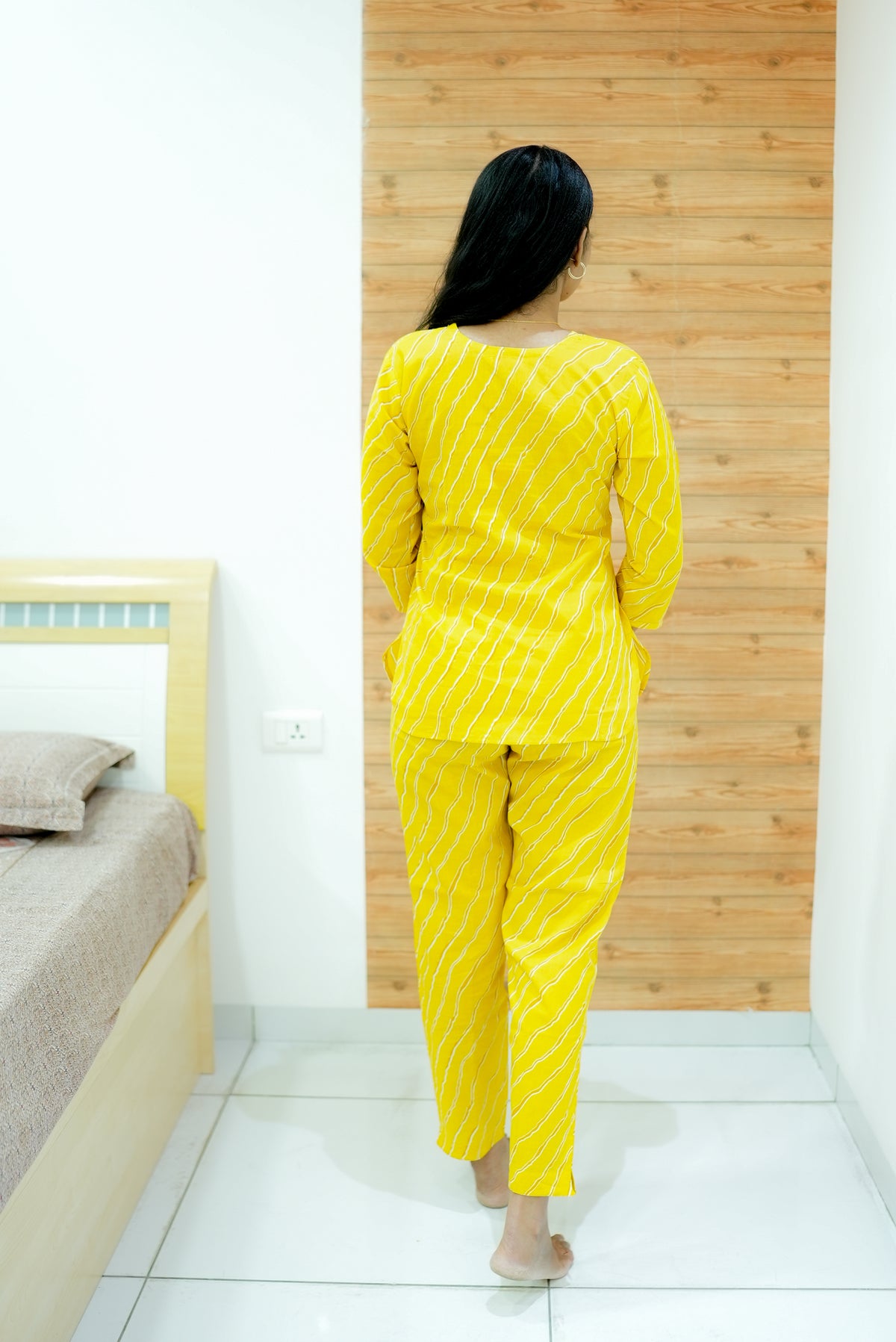 MANGAI Premium Cotton Printed Night Suits | Stylish Print's All Over | Top & Bottom Set | 3/4 Sleeve | Trendy Night Suits for Stylish Women's (TPS-3/4)