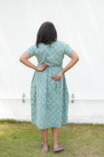 New Katha Printed Stylish Feeding Maxi with Soft Cotton Fabric, V-Cut Neck & Back Tie-Up Rope MAXI Feeding Frock (KFM)