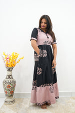 Mangai 3 Layer Flared Frock Model Nighties Soft and Smooth Premium Quality Rayon Material , Fancy Frilled Sleeve, Side Pocket , Back tie Rope , Stylish Collection's for Trendy Women's (MRK)