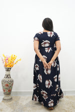 MANGAI Rayon Frock Nighties | Front Open Lengthy Zipper Comforts Feeding | Fancy Double Layered Sleeve's | Post & Pre Pregnancy's and Casual Wear | Side Pocket |Versatile Rayon Frock Night Gown's for Stylish Women's (RFF)