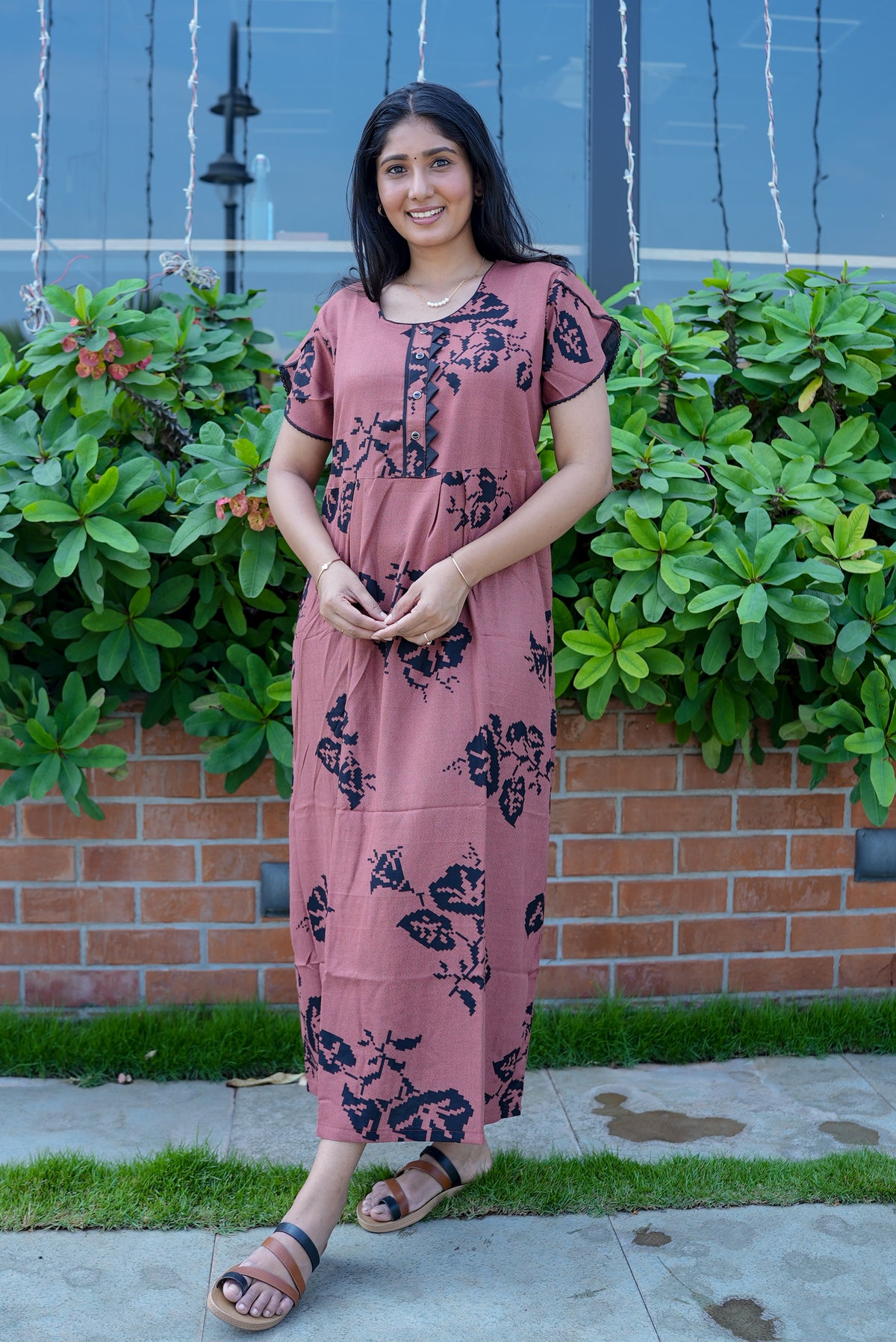 Alpine KURTHI Style Nighties| FancySleeve | Zipless Model | Updated Collection's for Stylish Women AK (H/S)