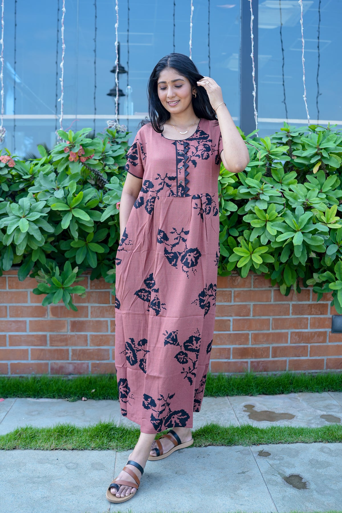 Alpine KURTHI Style Nighties| FancySleeve | Zipless Model | Updated Collection's for Stylish Women AK (H/S)