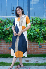 MANGAI Premium Rayon Collar MAXI Nighty for Women | Long Sleeve Stylish Nightwear for Women and Teenager | Perfect Stylish Nightwear (MCM)