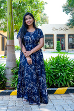 Stylish Alpine 3 Layer Frock Model Nighties| Fancy Sleeves & Neck Pattern| Side Pocket with Back Tie Rope | Perfect Nightwear Trendy Women's (AFK)