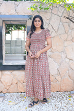 Soft Cotton Stretchable Smocking Nighties for New Arrivals | Daily Comforts & Light Weighted Elastic Nighties| Smocking Nightgown for Trendy Women's (SCT)