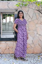 Soft Cotton Stretchable Smocking Nighties for New Arrivals | Daily Comforts & Light Weighted Elastic Nighties| Smocking Nightgown for Trendy Women's (SCT)