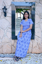 Soft Cotton Stretchable Smocking Nighties for New Arrivals | Daily Comforts & Light Weighted Elastic Nighties| Smocking Nightgown for Trendy Women's (SCT)