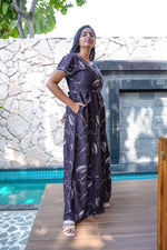 Stylish Alpine 3 Layer Frock Model Nighties| Fancy Sleeves & Neck Pattern| Side Pocket with Back Tie Rope | Perfect Nightwear Trendy Women's (AFK)