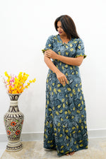Mangai 3 Layer Flared Frock Model Nighties Soft and Smooth Premium Quality Rayon Material , Fancy Frilled Sleeve, Side Pocket , Back tie Rope , Stylish Collection's for Trendy Women's (MRK)