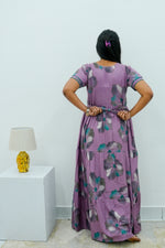 Stylish Alpine 3 Layer Frock Model Nighties| Fancy Sleeves & Neck Pattern| Side Pocket with Back Tie Rope | Perfect Nightwear Trendy Women's (AFK)