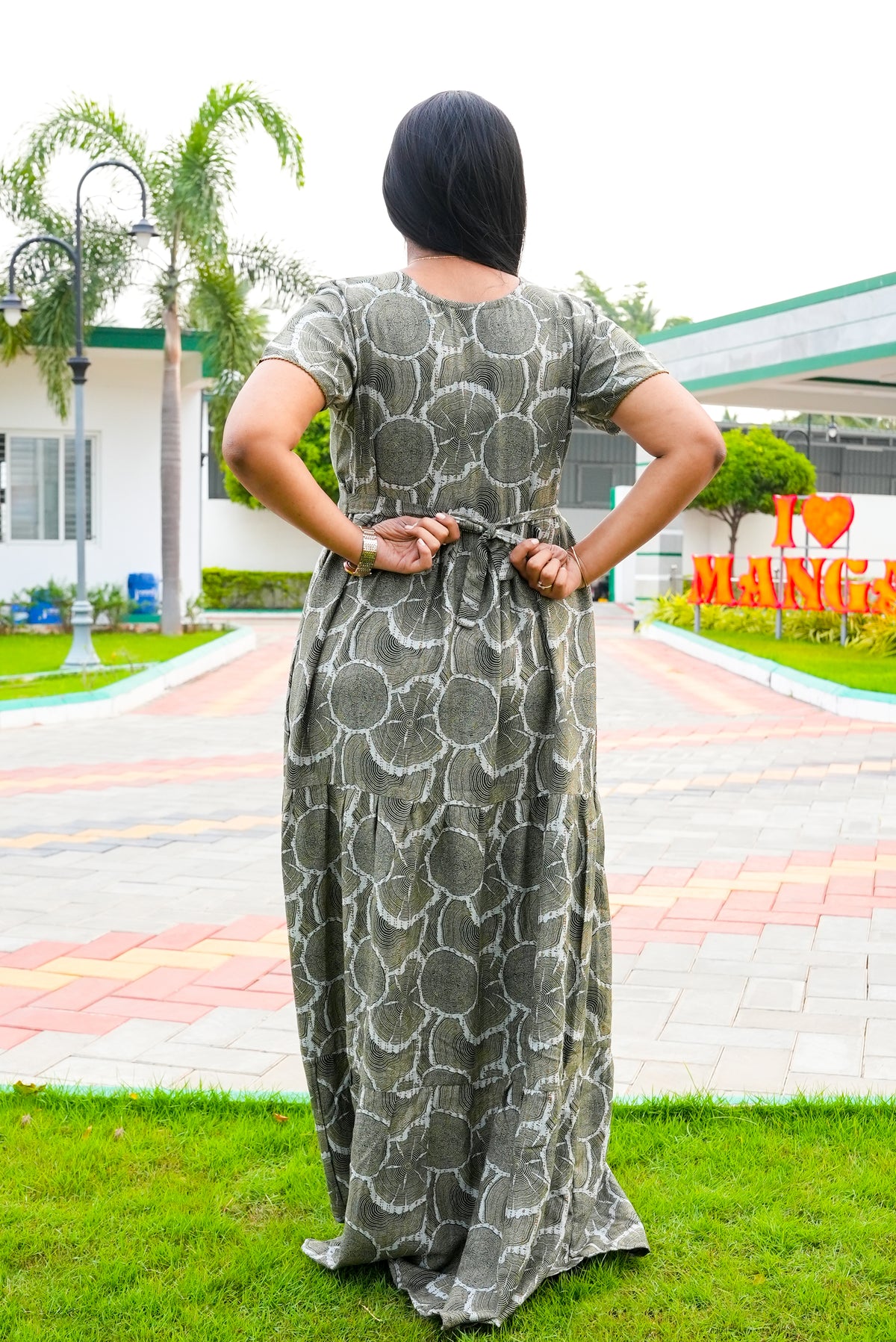 Stylish Alpine 3 Layer Frock Model Nighties| Fancy Sleeves & Neck Pattern| Side Pocket with Back Tie Rope | Perfect Nightwear Trendy Women's (AFK)