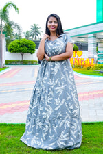 Stylish Alpine 3 Layer Frock Model Nighties| Fancy Sleeves & Neck Pattern| Side Pocket with Back Tie Rope | Perfect Nightwear Trendy Women's (AFK)