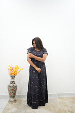 Stylish Arrivals Rayon Gathering Frock Model Night Gown's | Front Adjustable Gathering Style Rope | Double Layer Sleeve | Trending Collection's for Stylish Women's (FKG)