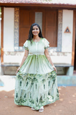 Stylish Arrivals Rayon Gathering Frock Model Night Gown's | Front Adjustable Gathering Style Rope Rope | Double Layer Sleeve | Trending Collection's for Stylish Women's (FKG)