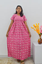 Soft Cotton Stretchable Smoking Nighties for New Arrivals | Daily Comforts & Light Weighted Elastic Nighties | Pleated Style | Casual Daily wear Nightwear for Trendy Women's (SCT)