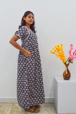 Cotton FROCK Model Casual Wear Nighties | Stylish Pleated Frock Style | Multipurpose Nighties | Pregnancy Wear | Pleated Model | Stylish Nighties for Stylish Women (MW)