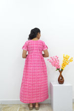 Cotton FROCK Model Casual Wear Nighties | Stylish Pleated Frock Style | Multipurpose Nighties | Pregnancy Wear | Pleated Model | Stylish Nighties for Stylish Women (PWC)