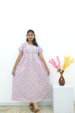 Cotton FROCK Model Casual Wear Nighties | Stylish Pleated Frock Style | Multipurpose Nighties | Pregnancy Wear | Pleated Model | Stylish Nighties for Stylish Women (PWC)