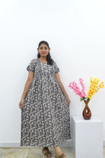 MANGAI Premium Casual Wear Cotton FROCK Model Nighties | Stylish Pleated Frock Style | Multipurpose Nighties | Casual & Pregnancy Wear | Pleated Model | Stylish Nighties for Stylish Women (PWC)