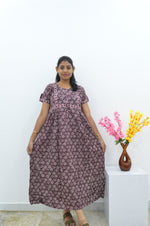 Cotton FROCK Model Casual Wear Nighties | Stylish Pleated Frock Style | Multipurpose Nighties | Pregnancy Wear | Pleated Model | Stylish Nighties for Stylish Women (PWC)