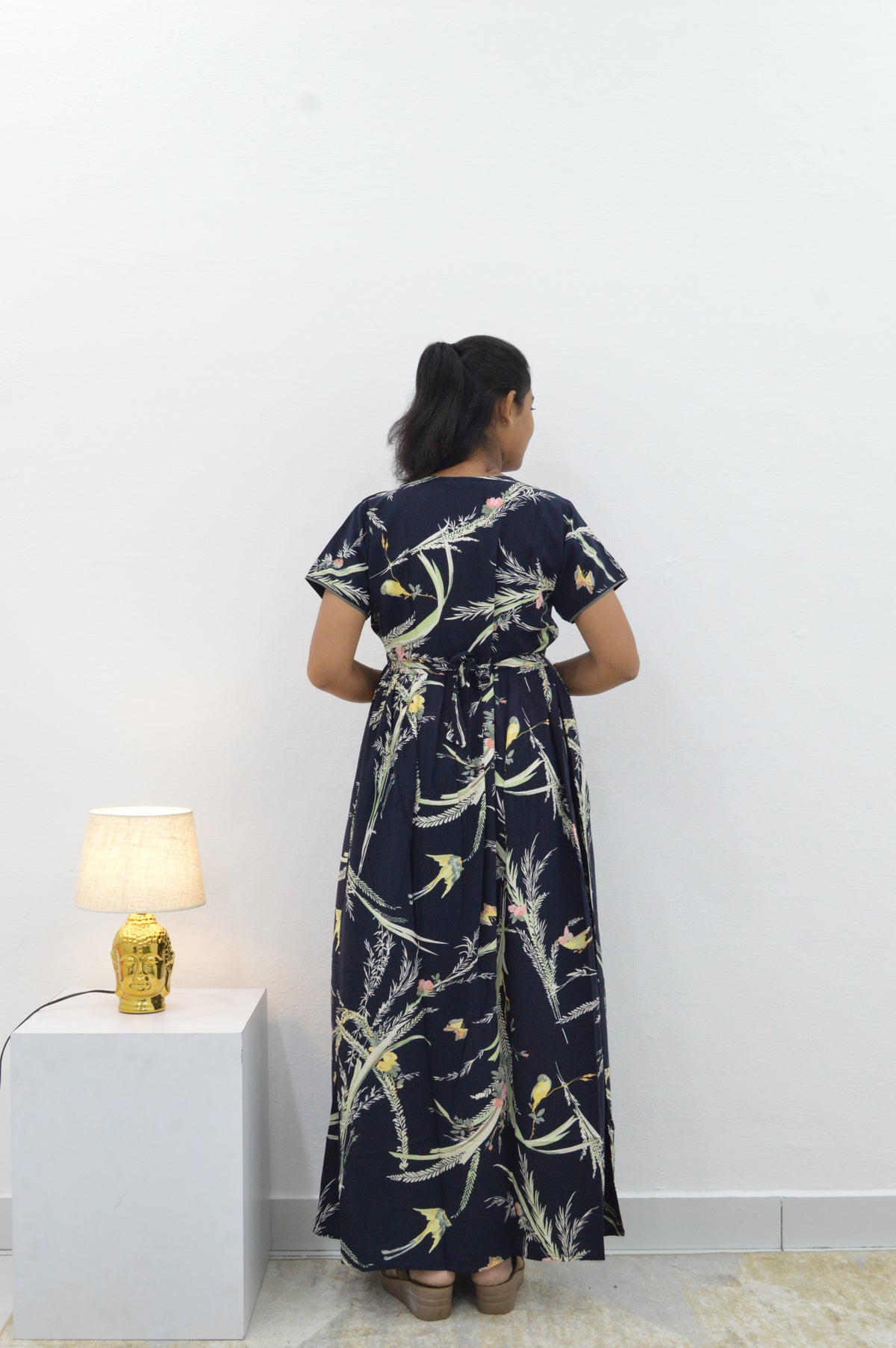 ✨ MANGAI Premium Rayon Maternity Frock for Pregnancy Women ✨ Invisible Feeding Zipper | Stylish Fancy Neck | Side Pocket | Comfortable Pregnancy & Casual Wear (RMF)