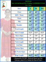 Rayon Colourful Foil Printing Gathering Frock Model Nighties | Side Pocket and Gathering Front Rope | Fancy Sleeve & Maxi Frock Nightwear for Stylish Women's (FGF)