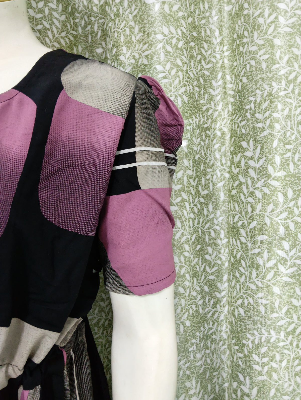 Stylish Arrivals Rayon Gathering Frock Model Night Gown's | Front Adjustable Gathering Style Rope Rope | Puff Sleeve | Trending Collection's for Stylish Women's (FKG)