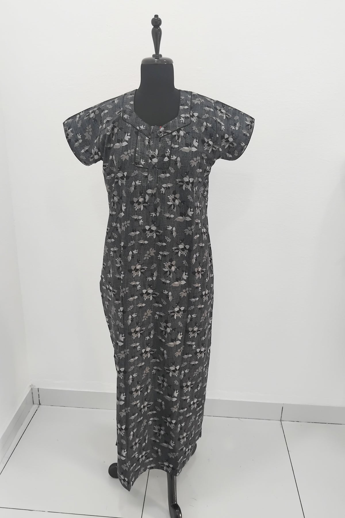 MANGAI New Regular Fit Cotton Printed Nighties - All Over Printed Stylish Nightwear for Stylish Women | Side Cut Pocket | Beautiful Nighties for Stylish Women's | Colorful Printed Cotton Nighties (MPL)