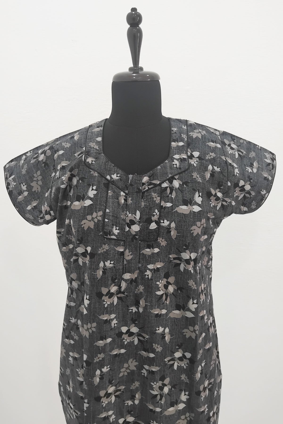 MANGAI New Regular Fit Cotton Printed Nighties - All Over Printed Stylish Nightwear for Stylish Women | Side Cut Pocket | Beautiful Nighties for Stylish Women's | Colorful Printed Cotton Nighties (MPL)