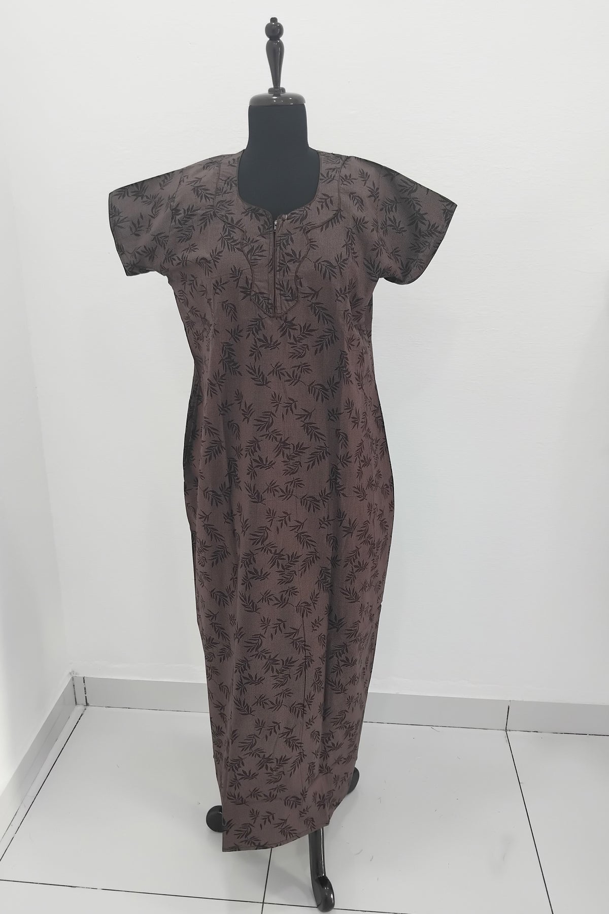 MANGAI New Regular Fit Cotton Printed Nighties - All Over Printed Stylish Nightwear for Stylish Women | Side Cut Pocket | Beautiful Nighties for Stylish Women's | Colorful Printed Cotton Nighties (MPL)