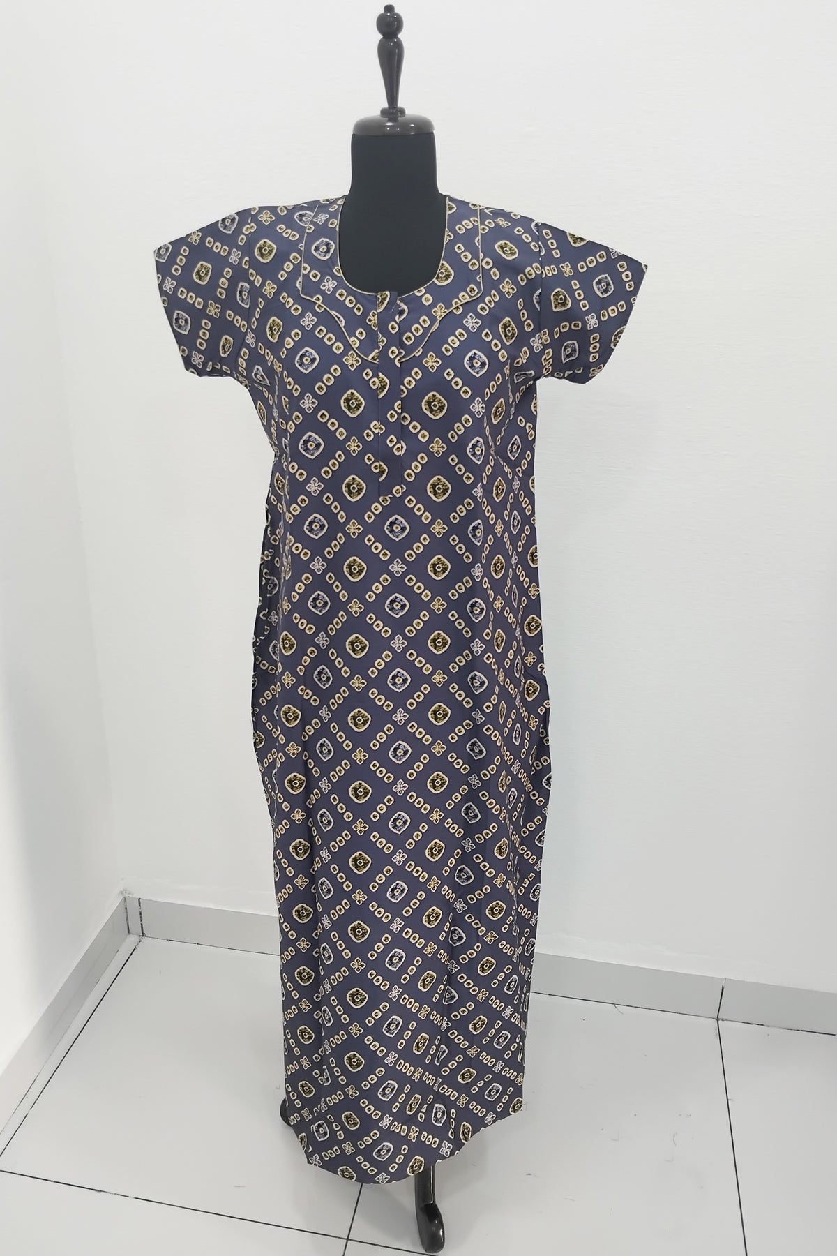 MANGAI New Regular Fit Cotton Printed Nighties - All Over Printed Stylish Nightwear for Stylish Women | Side Cut Pocket | Beautiful Nighties for Stylish Women's | Colorful Printed Cotton Nighties (CTCC)