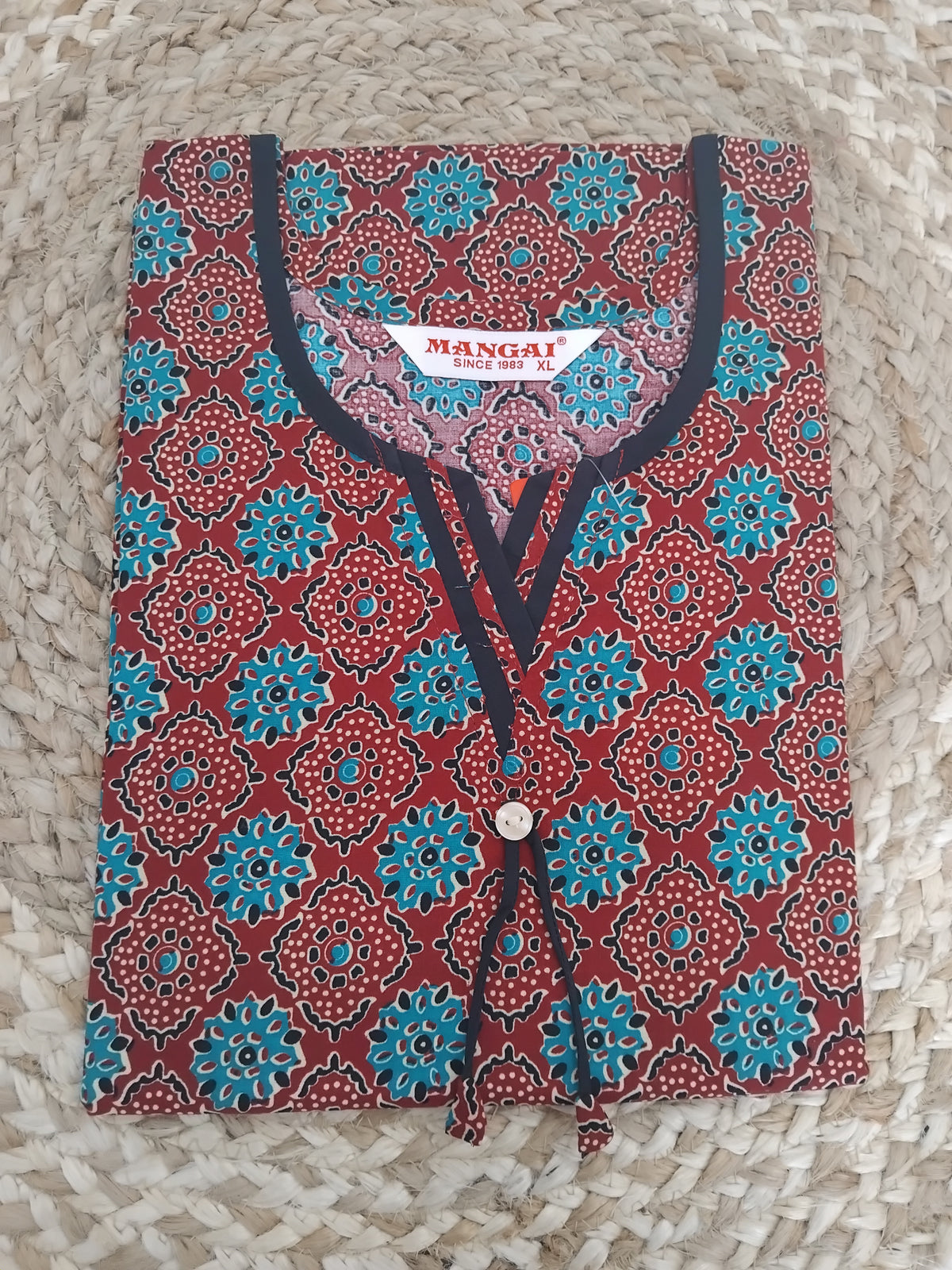 MANGAI Daily Wear Casual Comfort Fit Cotton Printed Nighties | Zipless Closed Model |Summer Arrival's for Trendy Women's (PPL COMBO)