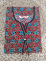 MANGAI Daily Wear Casual Comfort Fit Cotton Printed Nighties | Zipless Closed Model |Summer Arrival's for Trendy Women's (PPL COMBO)