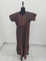 MANGAI Daily Wear Casual Comfort Fit Cotton Printed Nighties | Zipless Closed Model |Summer Arrival's for Trendy Women's (PPL COMBO)