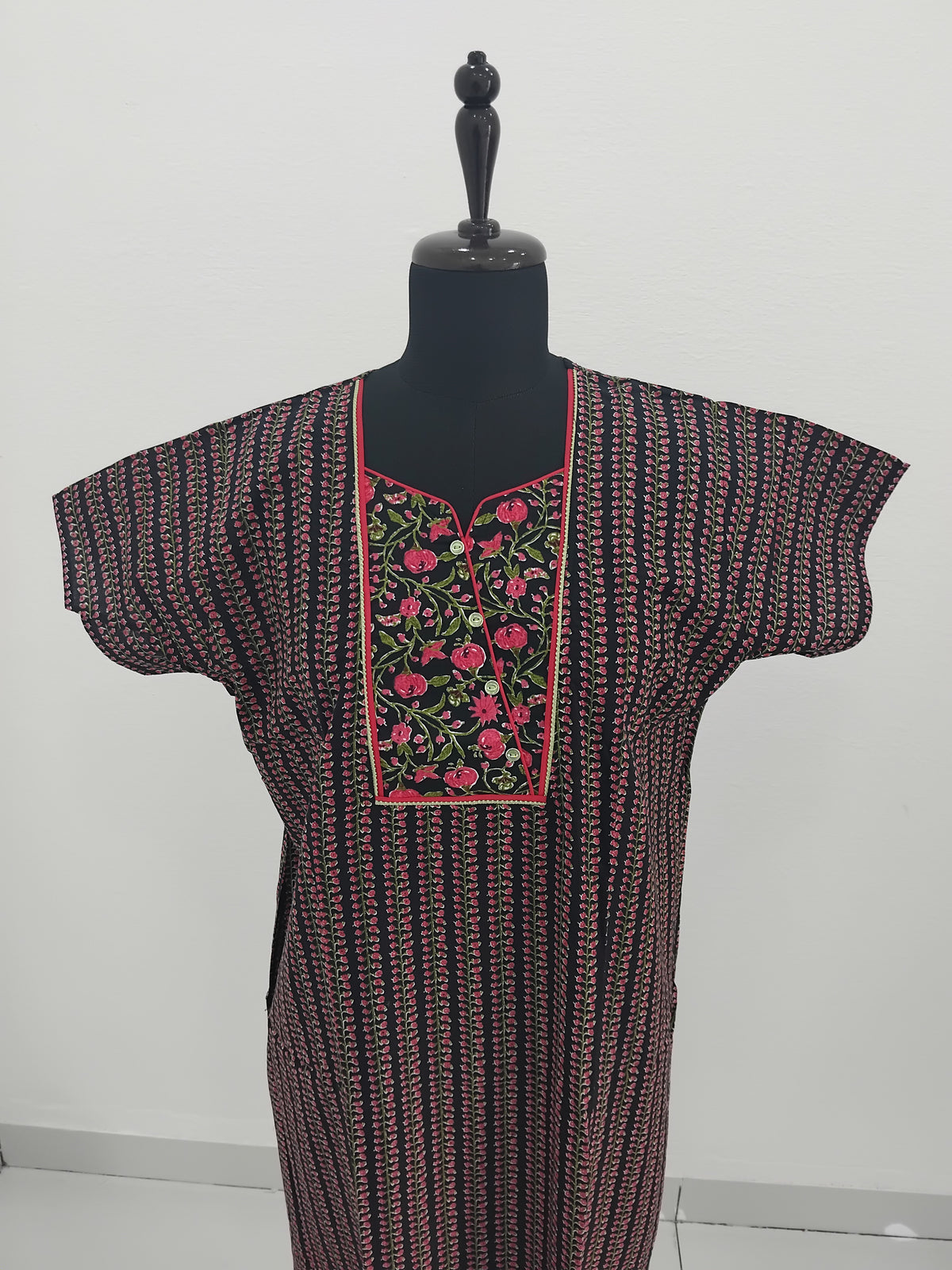 MANGAI Daily Wear Casual Comfort Fit Cotton Printed Nighties | Zipless Closed Model |Summer Arrival's for Trendy Women's (PPL COMBO)