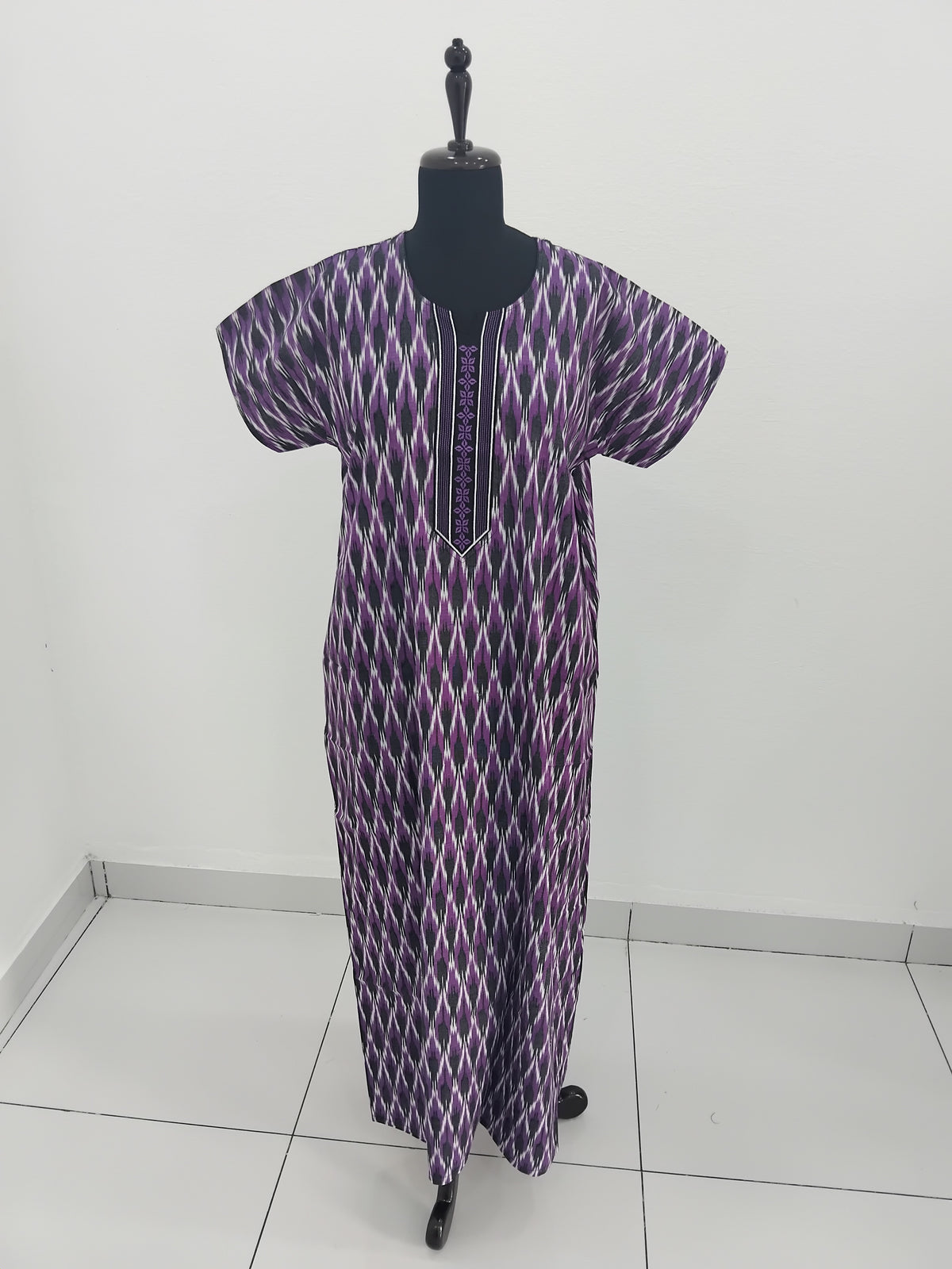 MANGAI Daily Wear Casual Comfort Fit Cotton Printed Nighties | Zipless Closed Model |Summer Arrival's for Trendy Women's (PPL COMBO)
