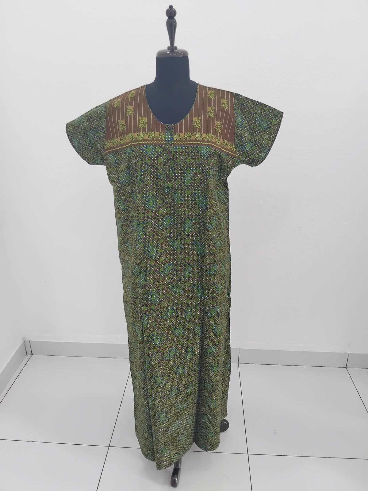 MANGAI Daily Wear Casual Comfort Fit Cotton Printed Nighties | Zipless Closed Model |Summer Arrival's for Trendy Women's (PPL COMBO)