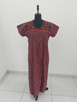 MANGAI Daily Wear Casual Comfort Fit Cotton Printed Nighties | Zipless Closed Model |Summer Arrival's for Trendy Women's (PPL COMBO)