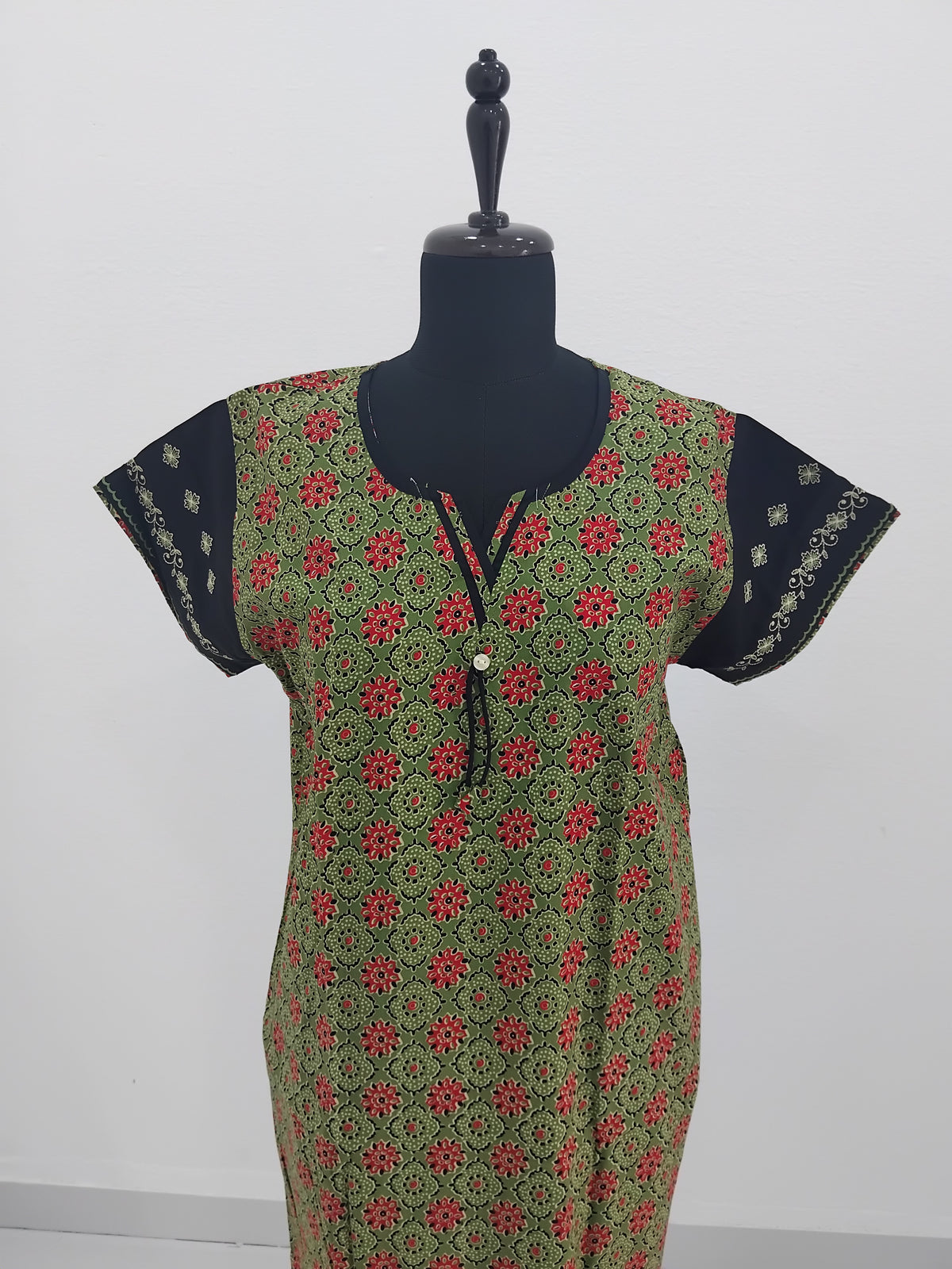 MANGAI Daily Wear Casual Comfort Fit Cotton Printed Nighties | Zipless Closed Model |Summer Arrival's for Trendy Women's (PPL COMBO)